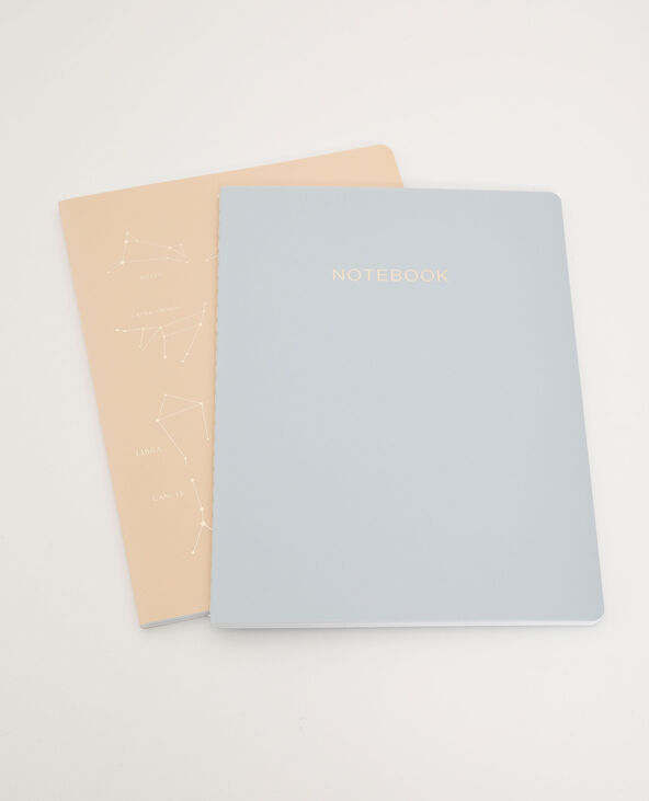 Lot de 2 notebooks bleu - Pimkie