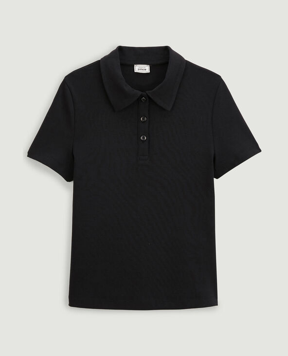 Top forme polo noir - Pimkie
