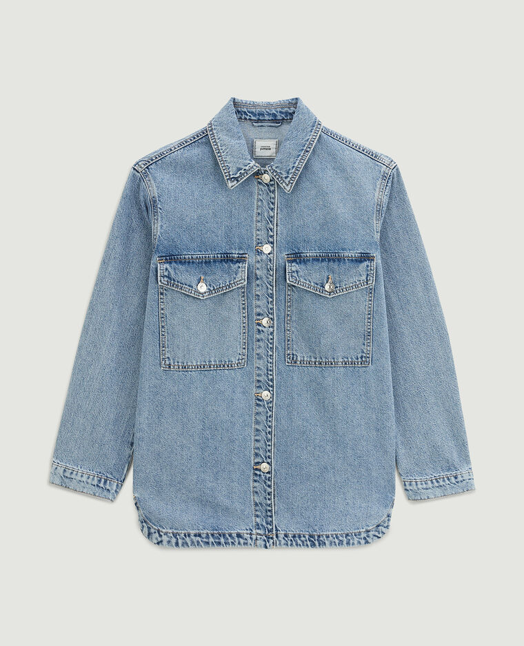 Surchemise en jean bleu clair - Pimkie