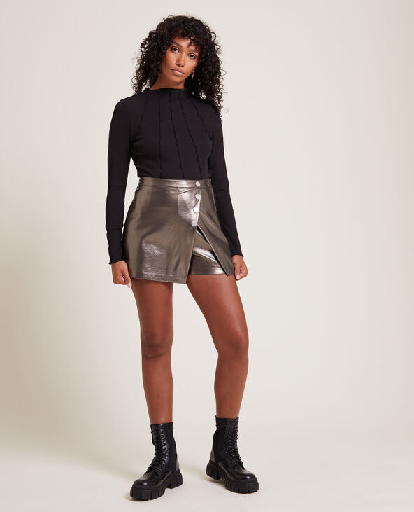 Jupe short en simili
