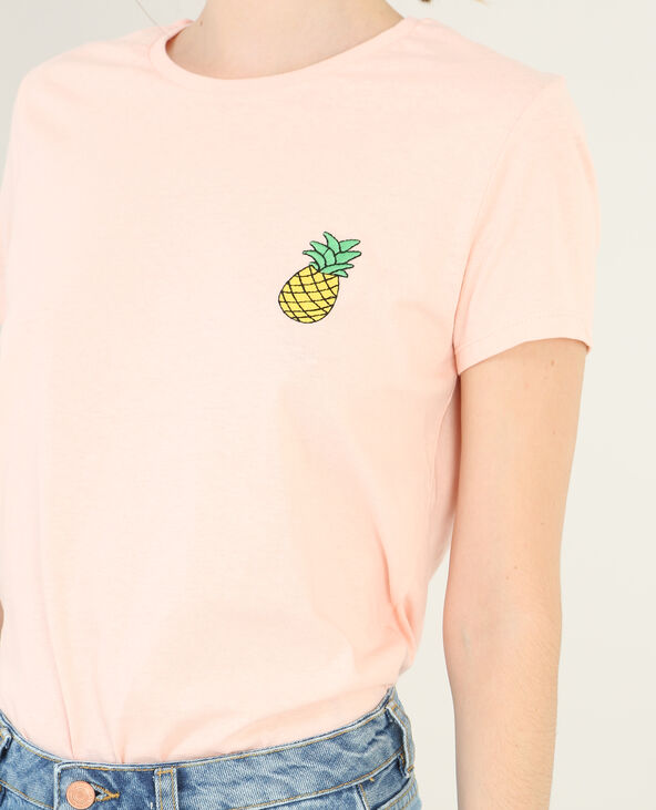 T-shirt ananas rose clair - Pimkie
