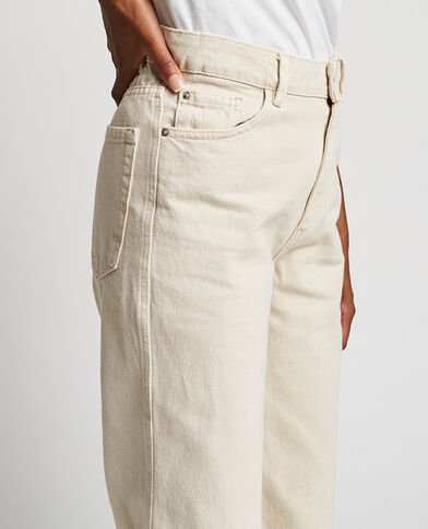 Jean large uni écru - Pimkie