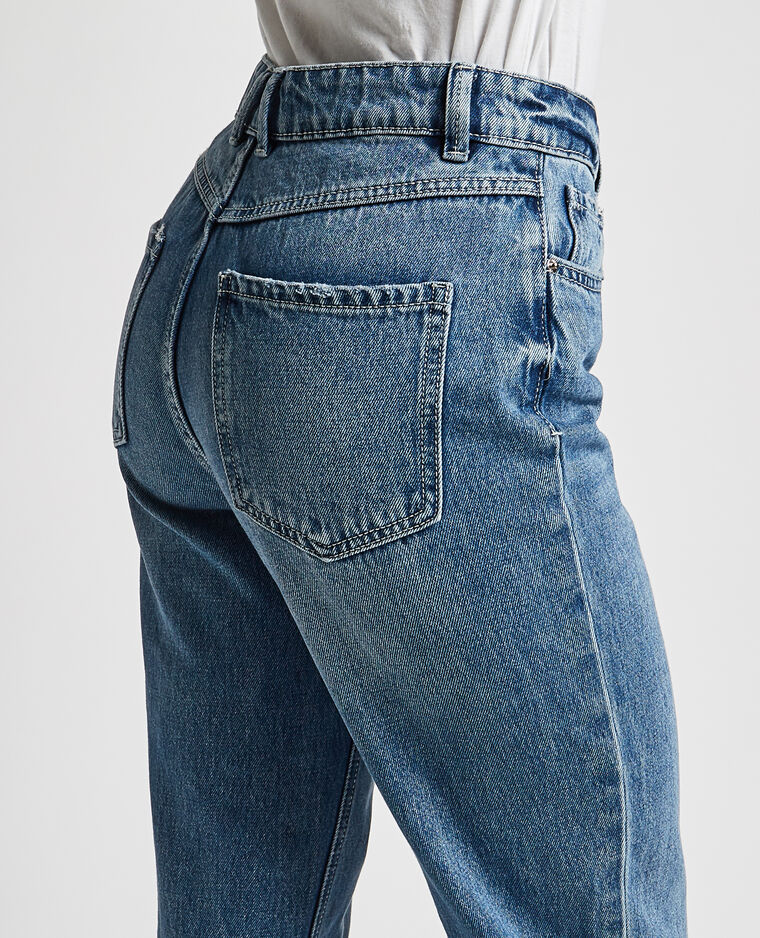 Jean taille haute bleu denim - Pimkie