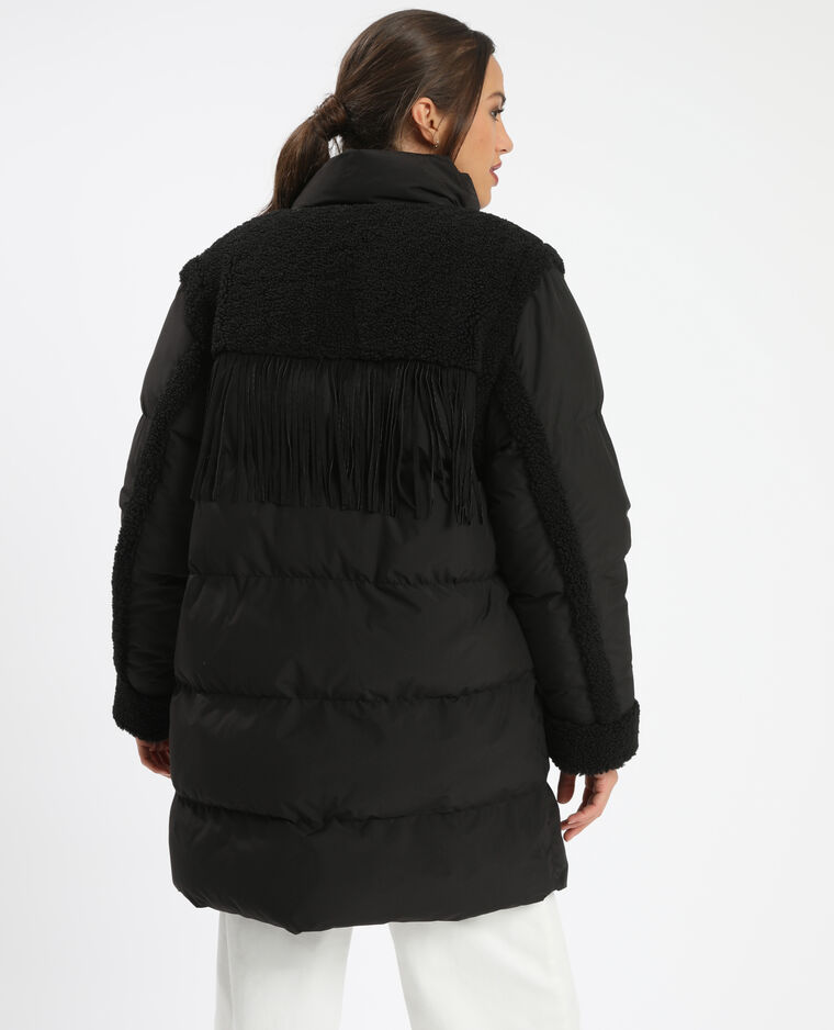 Doudoune longue noir - Pimkie