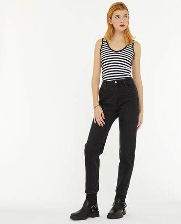 Pantalon jean femme boyfriend top