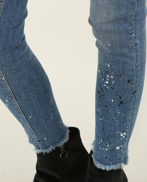 Jean skinny effet taches de peinture Pimkie