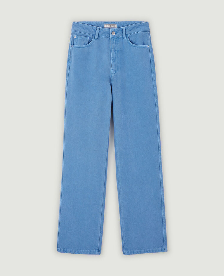 Jean large effet délavé bleu - Pimkie
