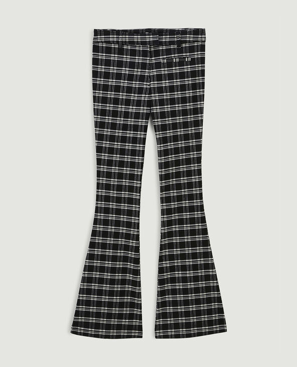 Pantalon flare taille haute noir - Pimkie