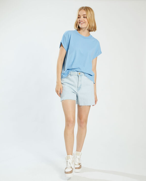 T-shirt oversize bleu clair - Pimkie
