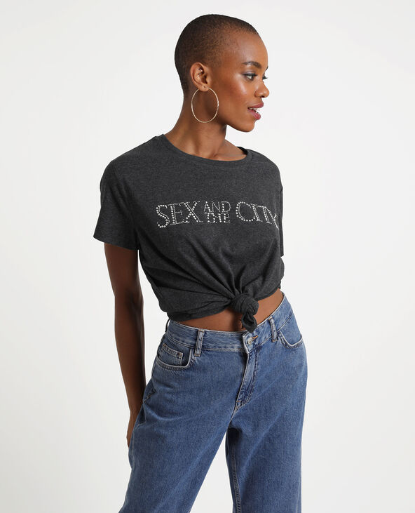T-shirt Sex and the City noir - Pimkie