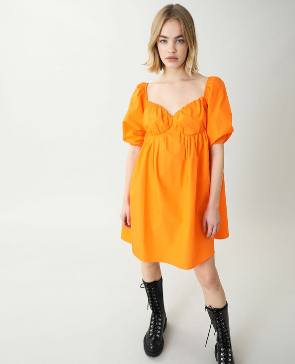 Robe trapèze orange - Pimkie
