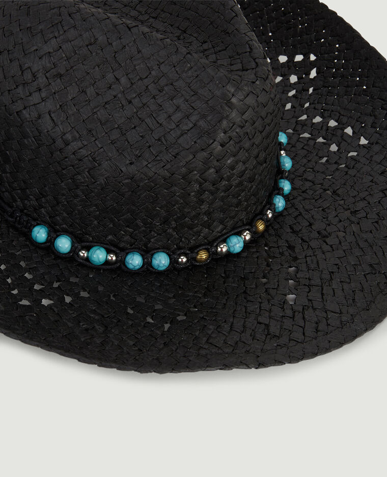 Chapeau ajouré noir - Pimkie