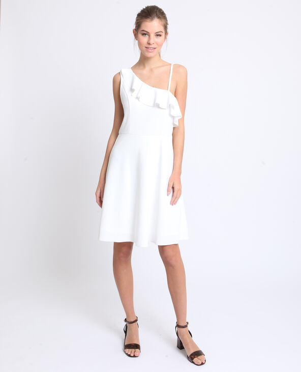 Robe asymétrique blanc - Pimkie