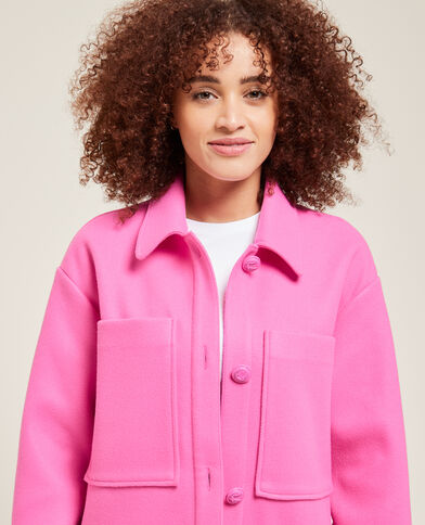 Surchemise avec boutons décorés rose fuchsia - Pimkie