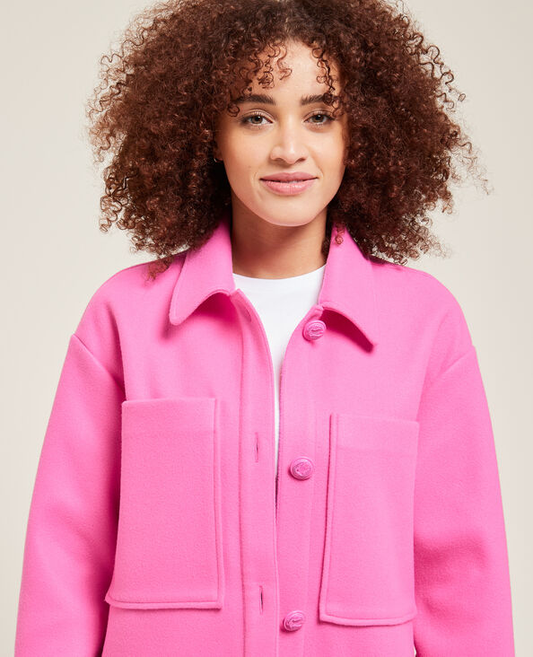 Surchemise avec boutons décorés rose - Pimkie