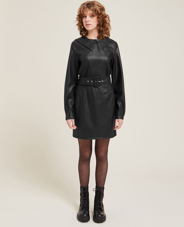 Robe en simili cuir