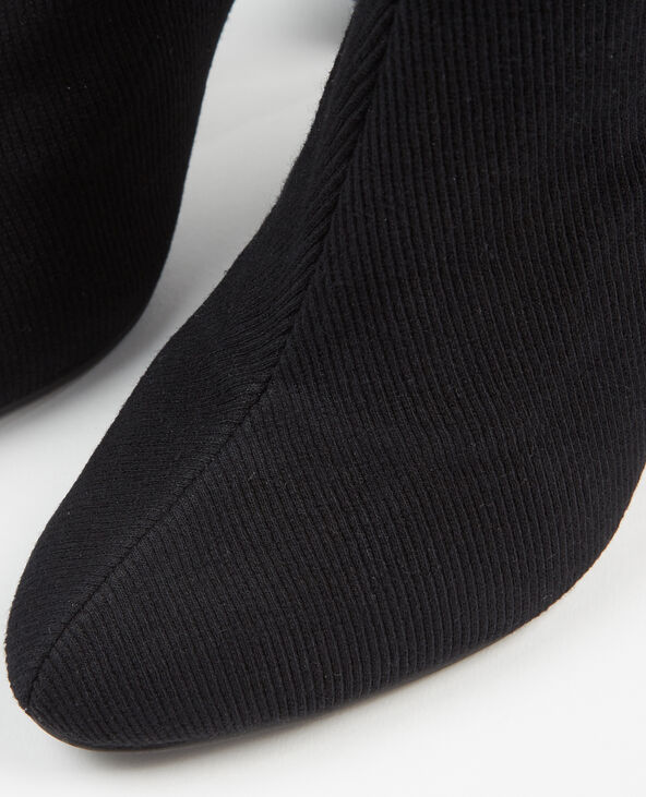 Bottes chaussettes noir - Pimkie