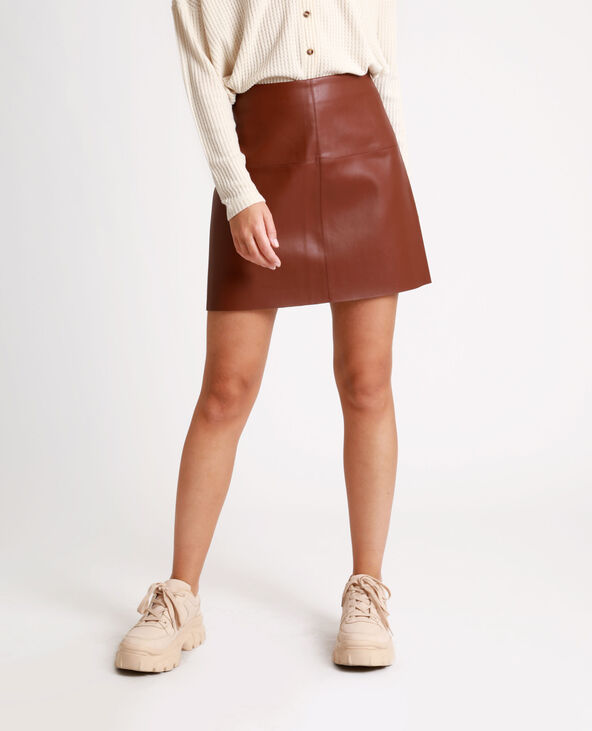 Jupe en hot sale faux cuir
