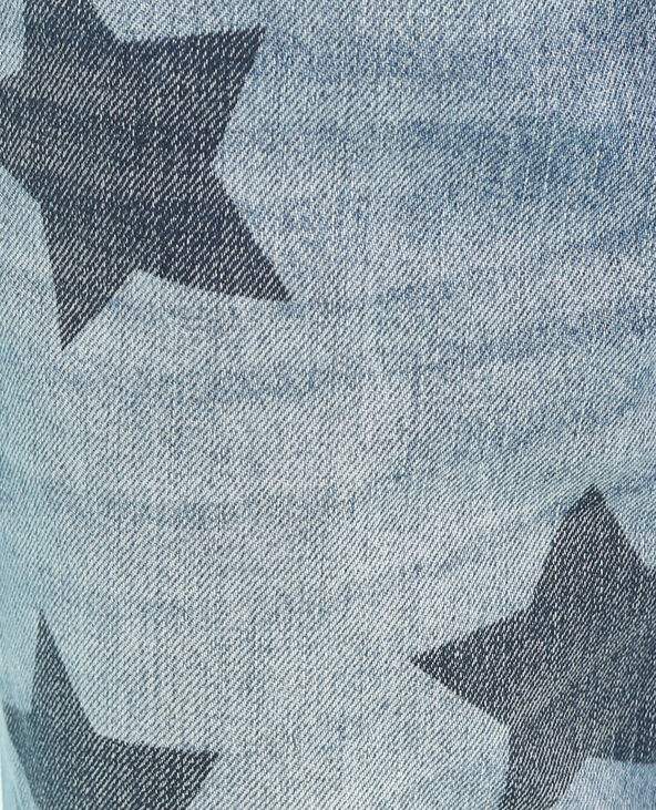 Jean girlfriend étoiles bleu - Pimkie