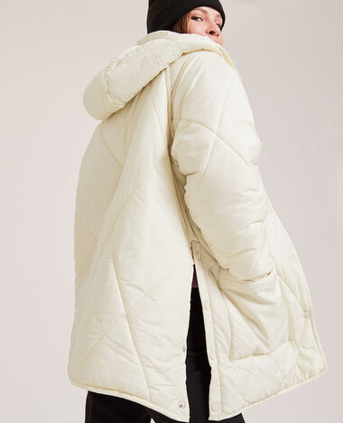 Veste matelassée avec capuche écru - Pimkie