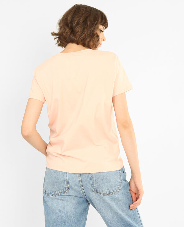 T-shirt brodé rose clair - Pimkie