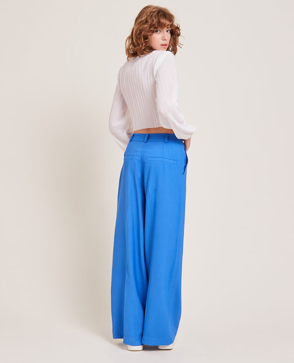 Pantalon à pinces bleu électrique - Pimkie