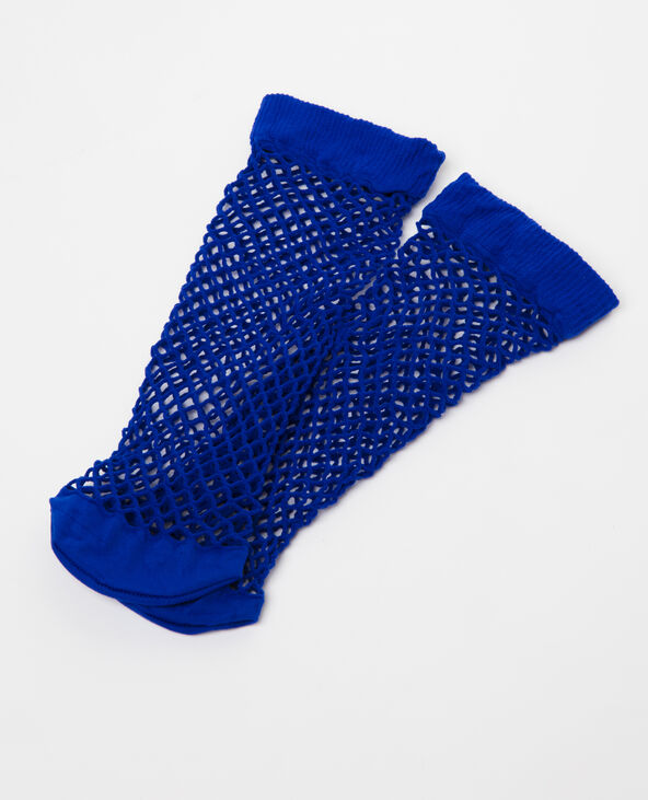 Chaussettes résille bleu marine - Pimkie