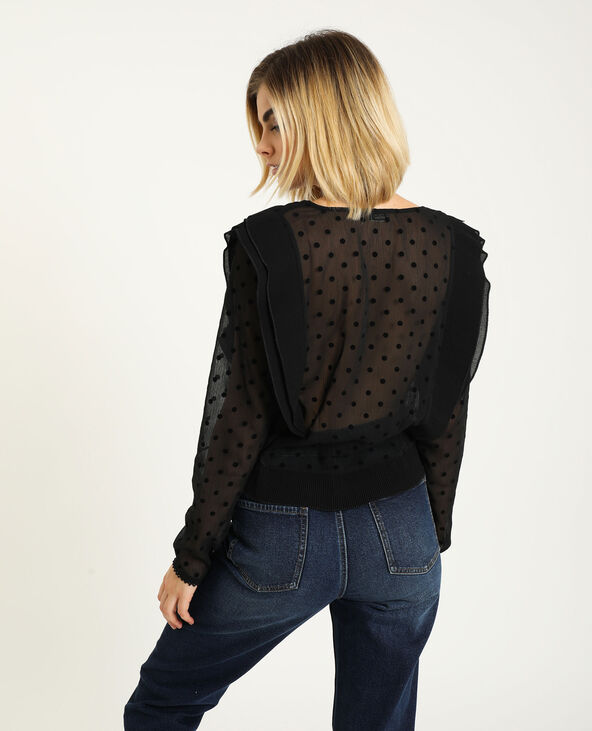 Blouse plumetis