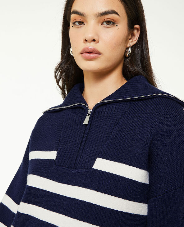 Pull femme hot sale col camionneur
