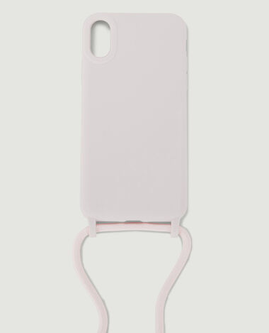 Coque iPhone avec bandoulière rose clair - Pimkie