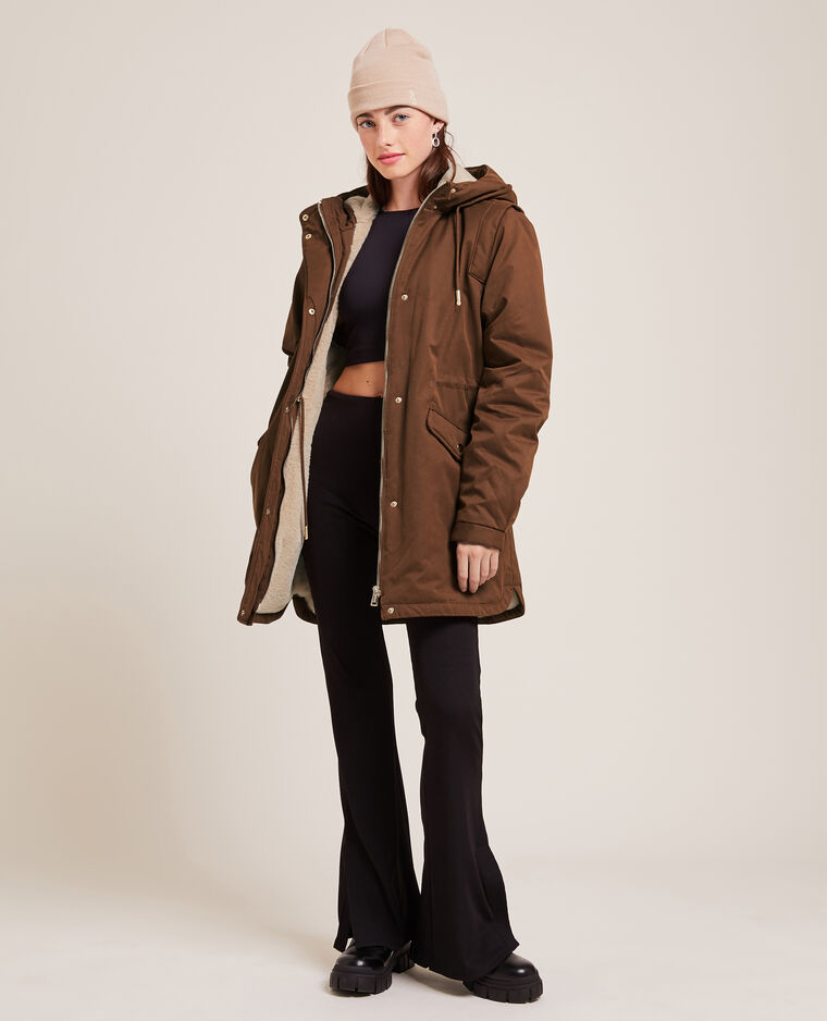 manteau doublure fourrure