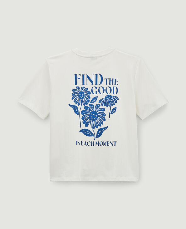 T-shirt imprimé dos blanc - Pimkie