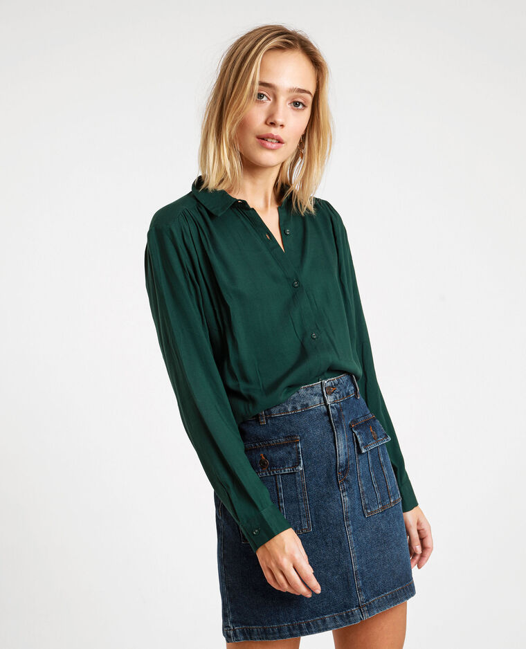Chemise Fluide Vert 561896537a05 Pimkie