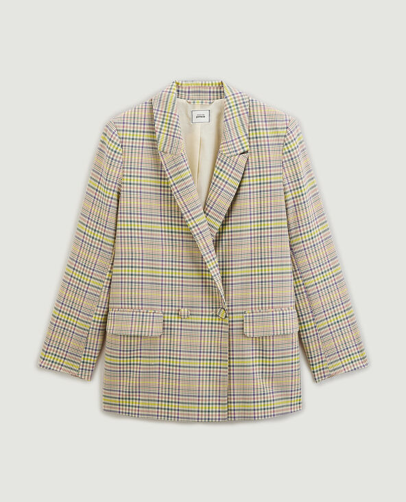 Veste blazer oversize jaune - Pimkie