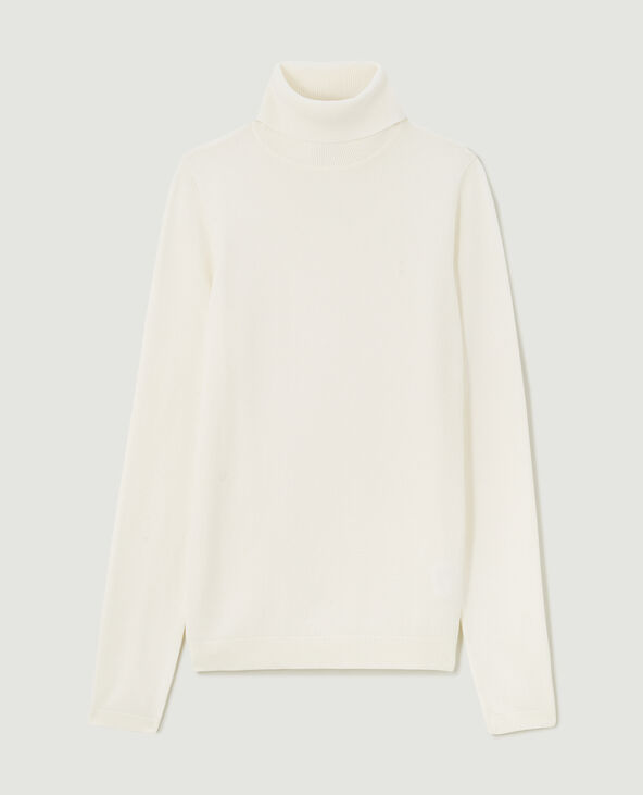 Pull à col roulé blanc - Pimkie