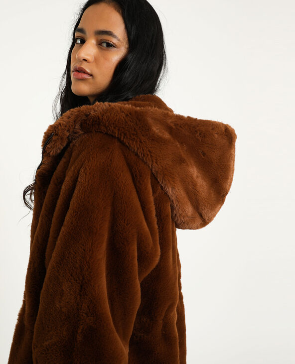 Manteau fausse fourrure Pimkie