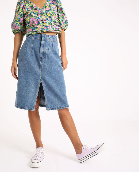 Jupe midi outlet en jean