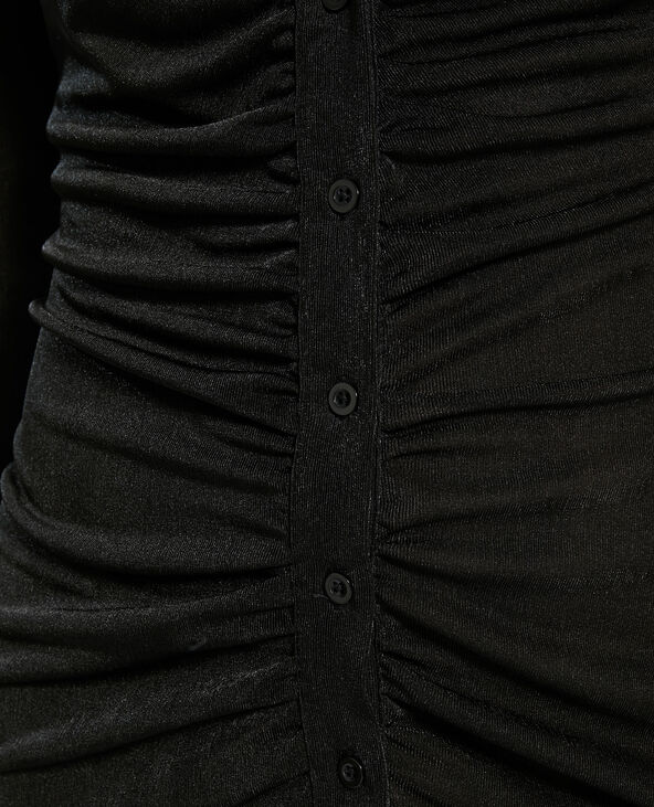 Robe froncée noir - Pimkie
