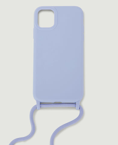 Coque iPhone avec bandoulière violet - Pimkie