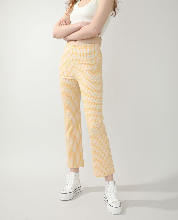 Pantalon 2025 flare vichy