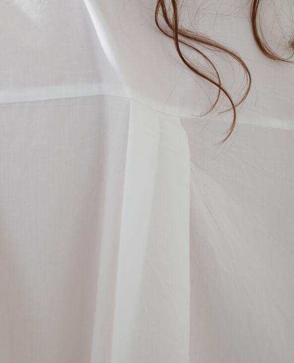 Robe chemise oversize blanc - Pimkie