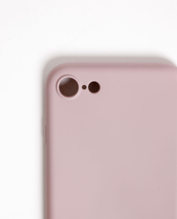 Coque souple compatible iPhone rose clair - Pimkie