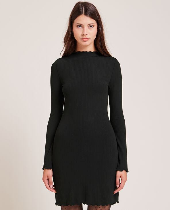 Robe courte et évasée noir - Pimkie