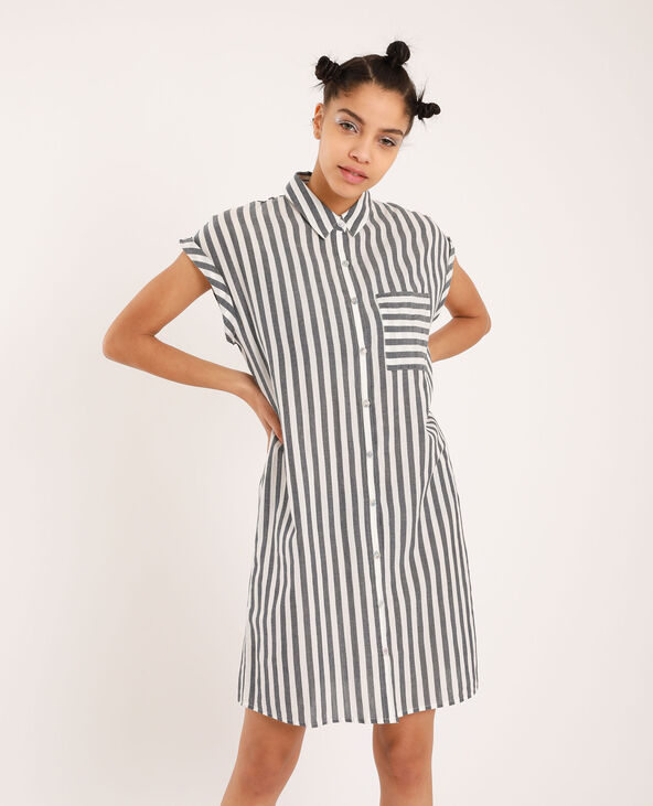 Robe cheap chemise rayée