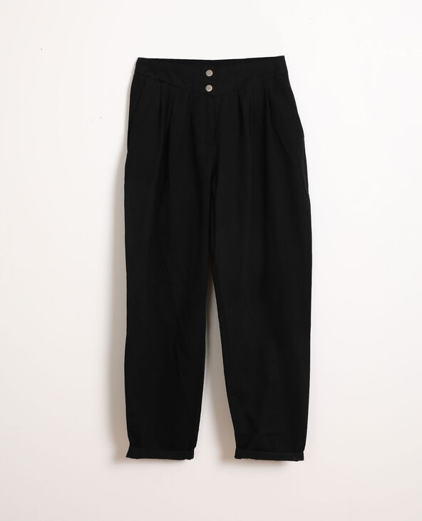 Pantalon slouchy noir - Pimkie