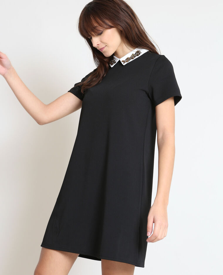 Jurk Met Overhemdkraag Zwart 780826899f08 Pimkie