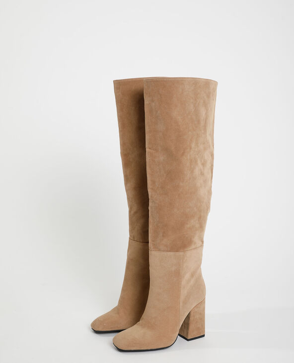 Botte en hotsell daim beige