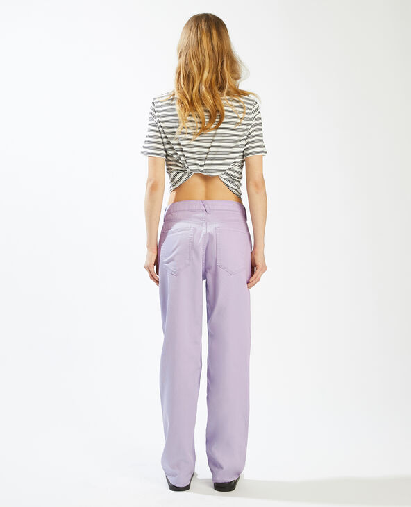 Jean baggy taille basse lilas - Pimkie