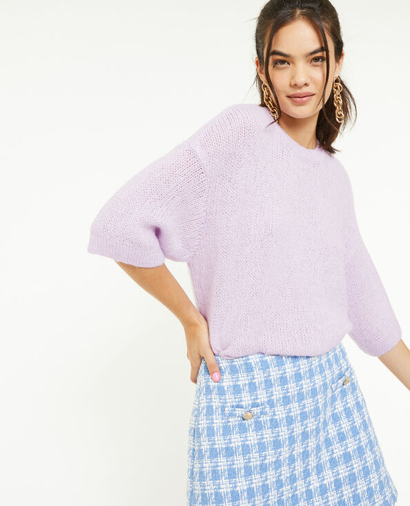 Pull manches courtes lilas - Pimkie
