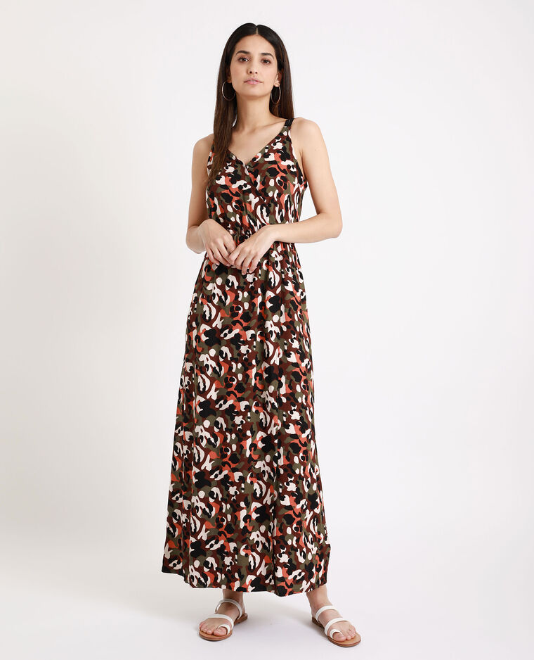 Robe longue camouflage marron - 781283747I0A | Pimkie